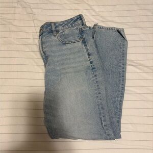 american eagle strigid mom jeans size 10